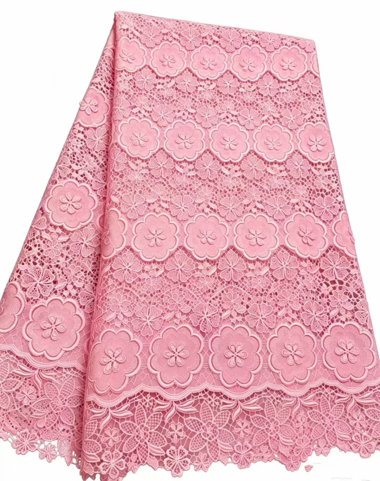 African Guipure Cord Lace Fabr – обзор и цена Sew On Rhinestone