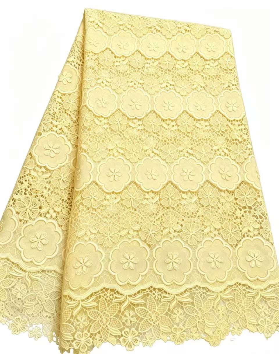 African Guipure Cord Lace Fabr – обзор и цена Sew On Rhinestone