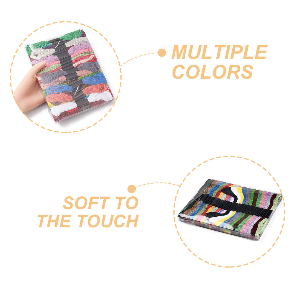 50 Bundles Cross Stitch Floss  – обзор и цена Embroidery Craft