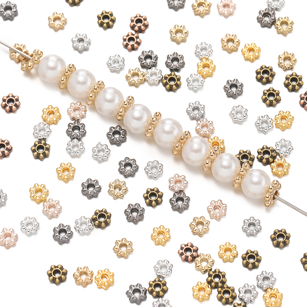 200pcs/lot 4/6mm Daisy Snowfla – обзор и цена Embellishment Crafts