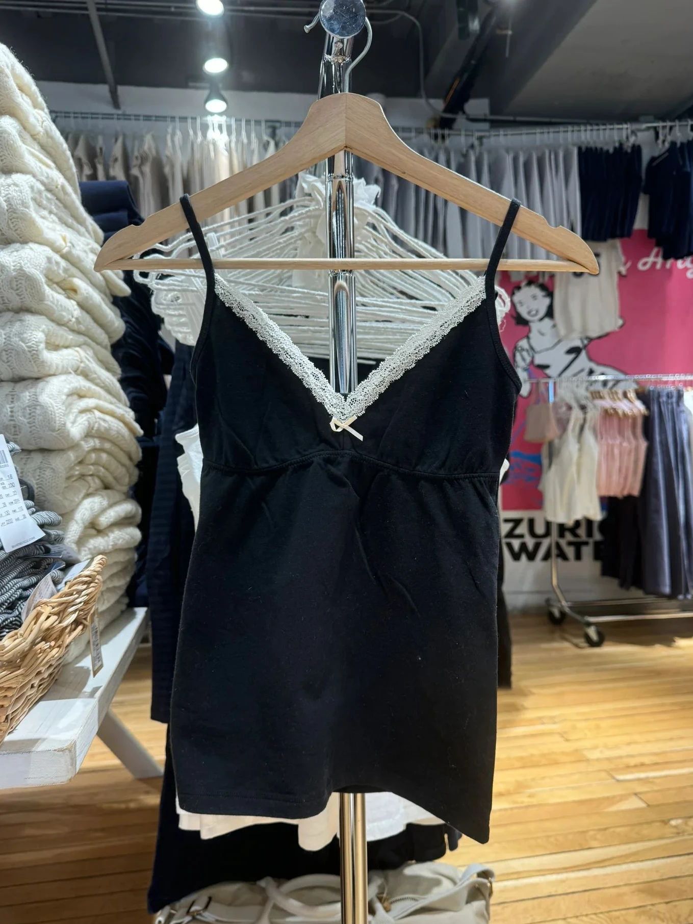 Lace Trim Bow Tank Panties Paj – обзор и цена Elastic Lace Trim