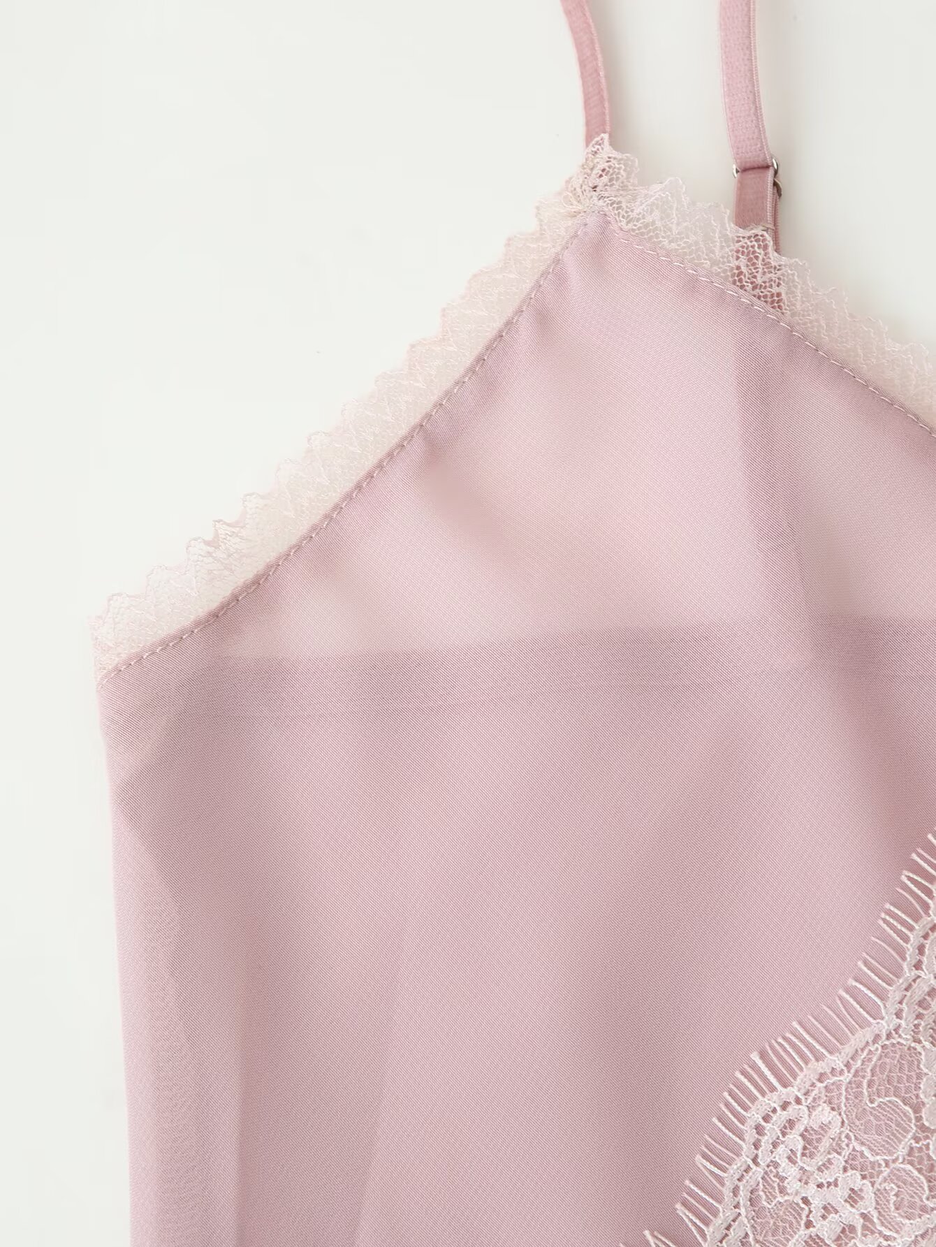 Tidalyf 2025 Women Pink Cami T – обзор и цена Elastic Lace Trim