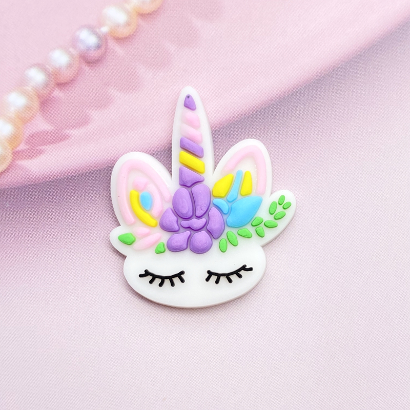 12pcs Cute Mini Unicorn head P – обзор и цена Embellishment Glue Craft