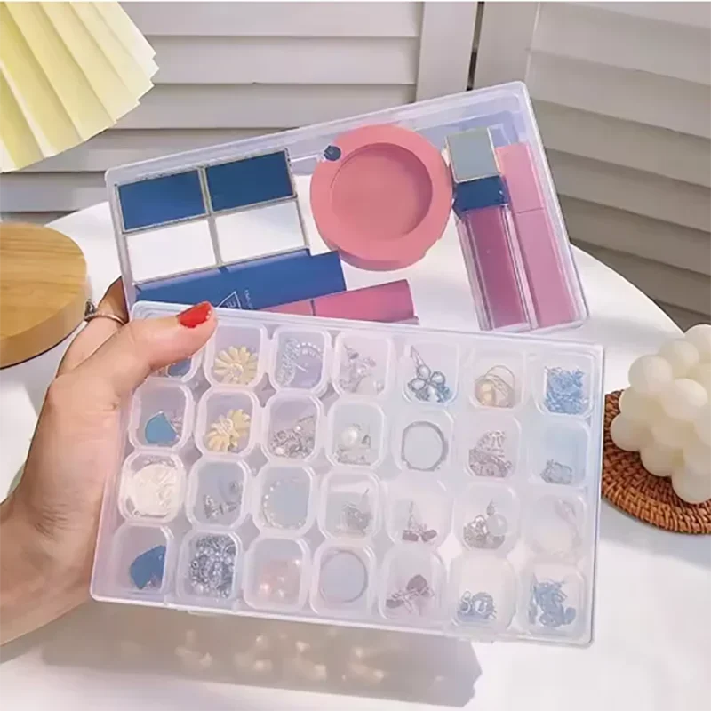 28 grid diamond painting tool  – обзор и цена Craft Embellishment Storage