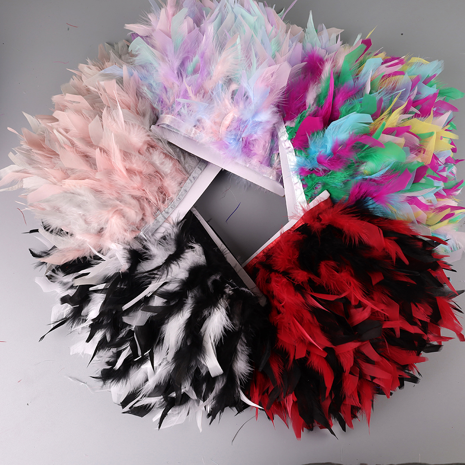 10-15cm Marabou Feathers Trim  – обзор и цена Feather Trim Marabou