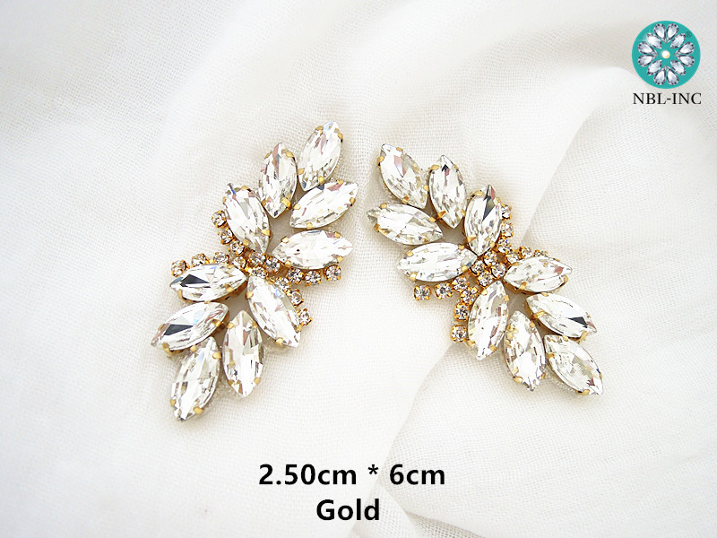 (1PC) Silver gold rhinestone b – обзор и цена Sew On Rhinestone