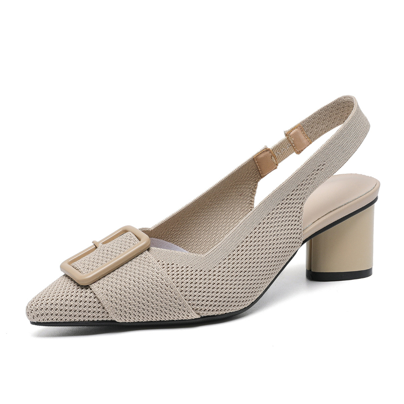 Womens Pointed Toe Knit Hollow – обзор и цена Embellish Knit