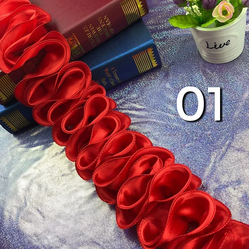 5Yards Pleated Ruffled Trim Sh – обзор и цена Fringe Ribbon Sewing
