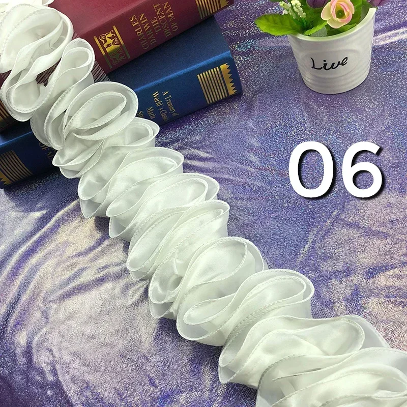 5Yards Pleated Ruffled Trim Sh – обзор и цена Fringe Ribbon Sewing